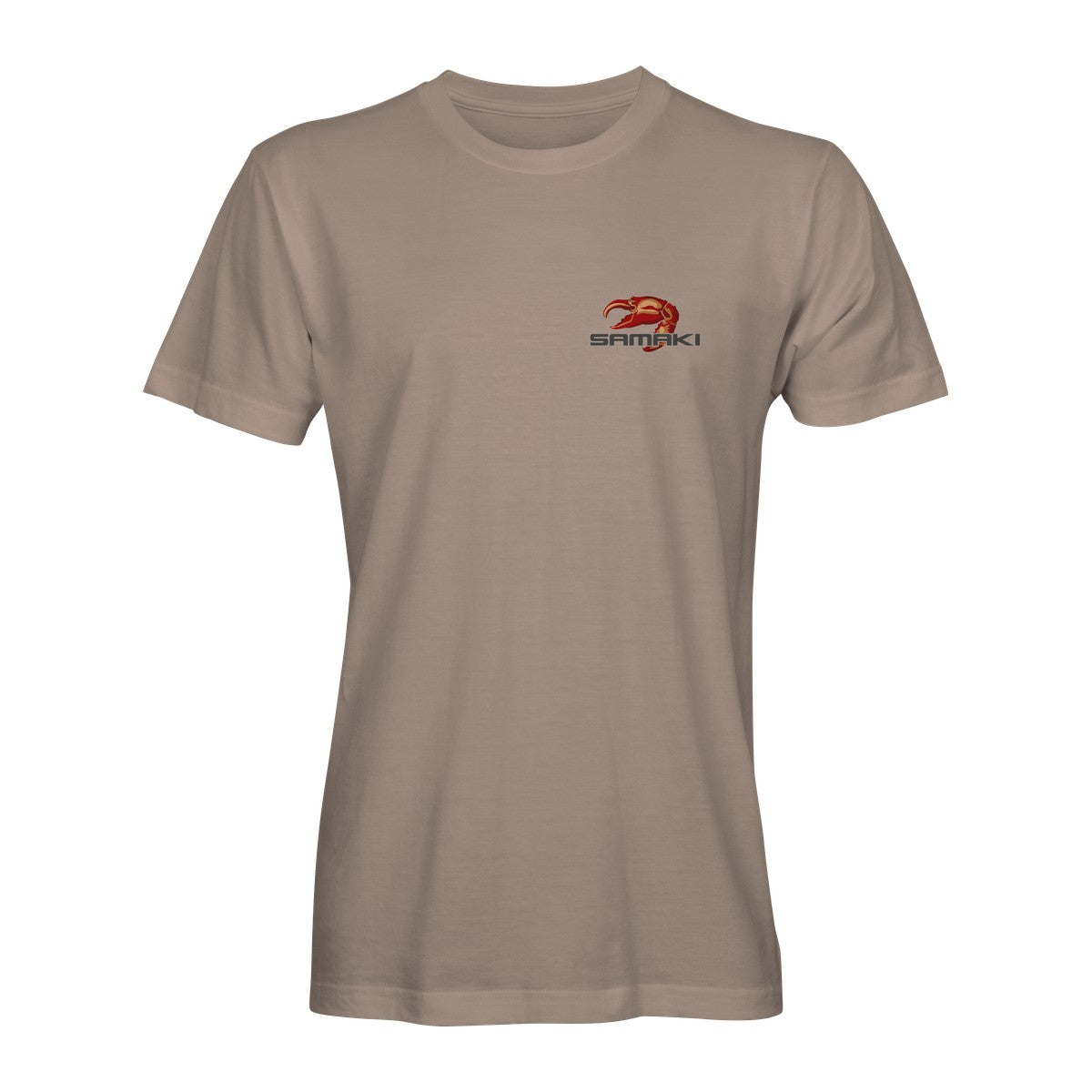 Crack N Crab T-Shirt in beige, front