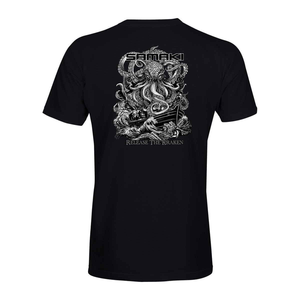 Kraken T-Shirt in black, back print