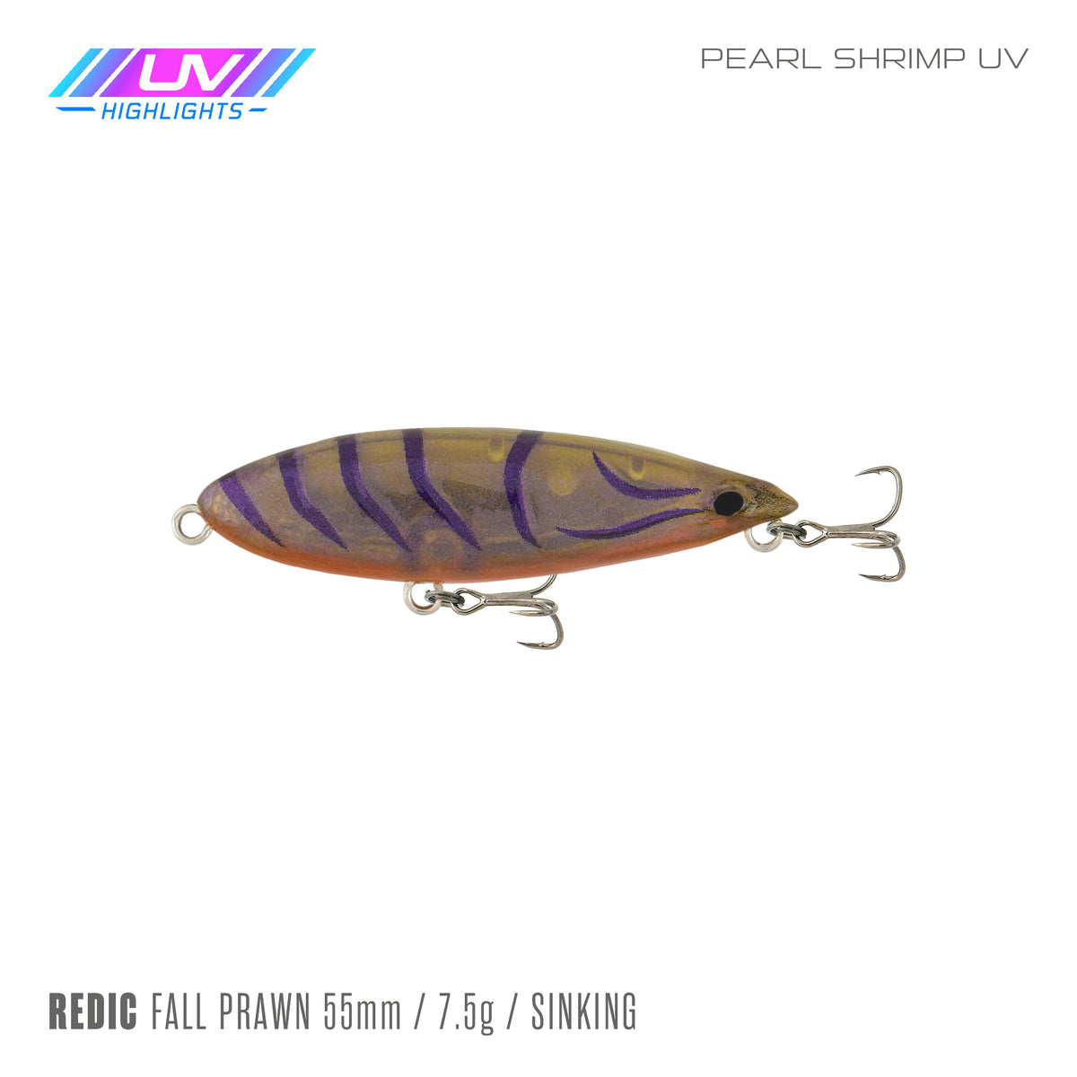 Samaki Redic Fall Prawn 55, Pearl Shrimp UV