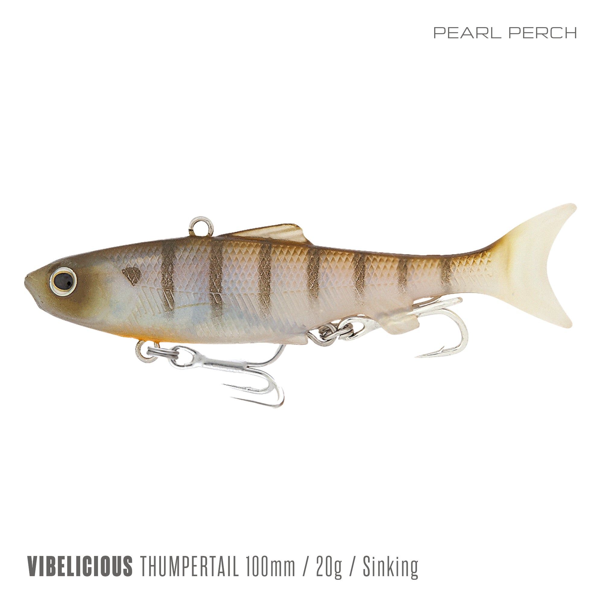 Samaki Vibelicious Thumper 100mm Pearl Perch