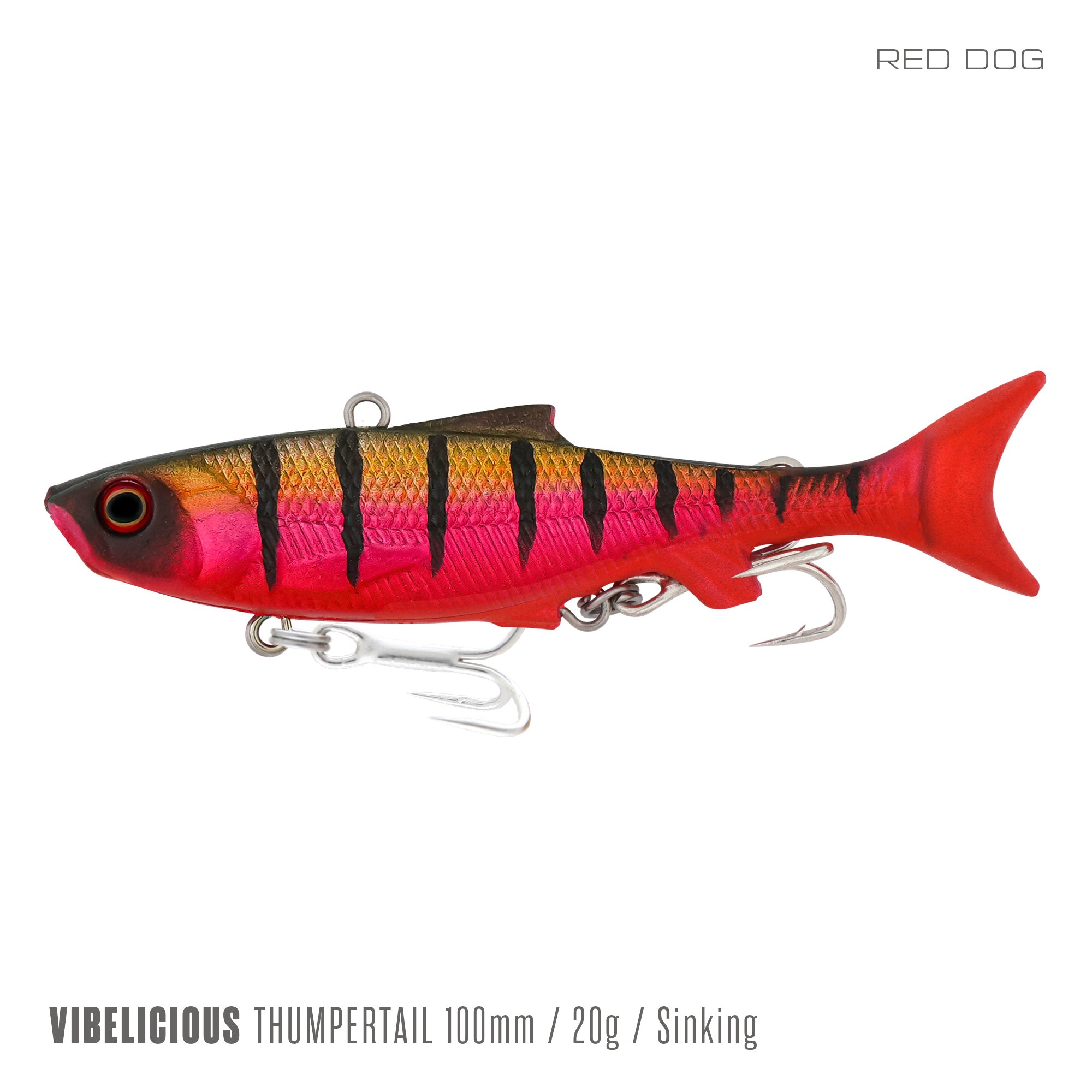 Samaki Vibelicious Thumper 100mm Red Dog