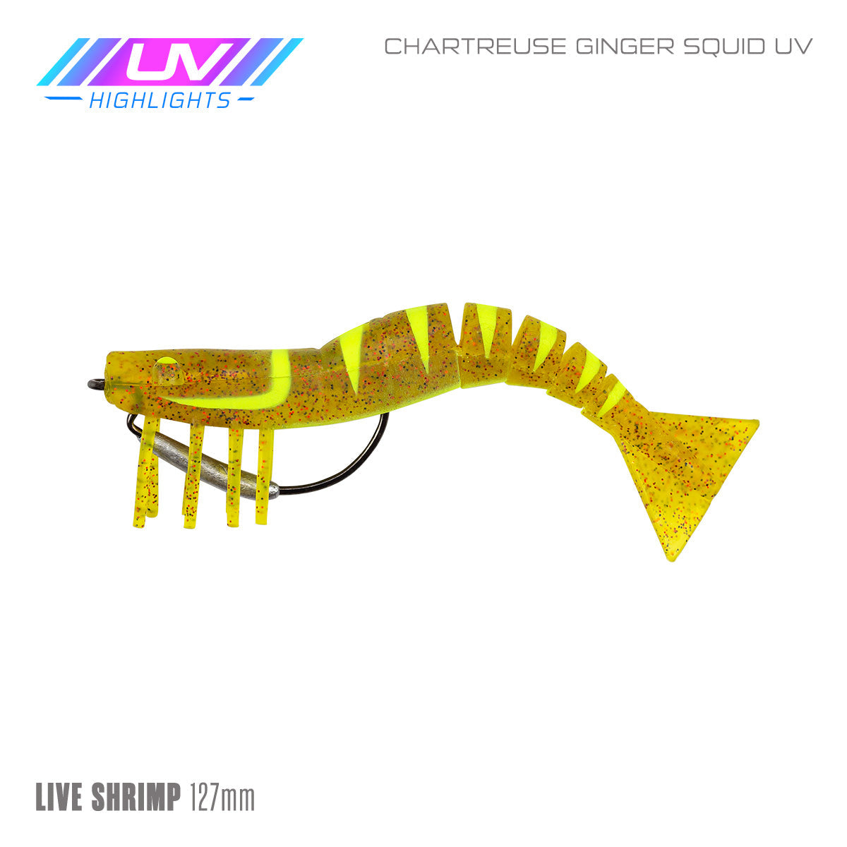 Live Shrimp 127mm Weedless
