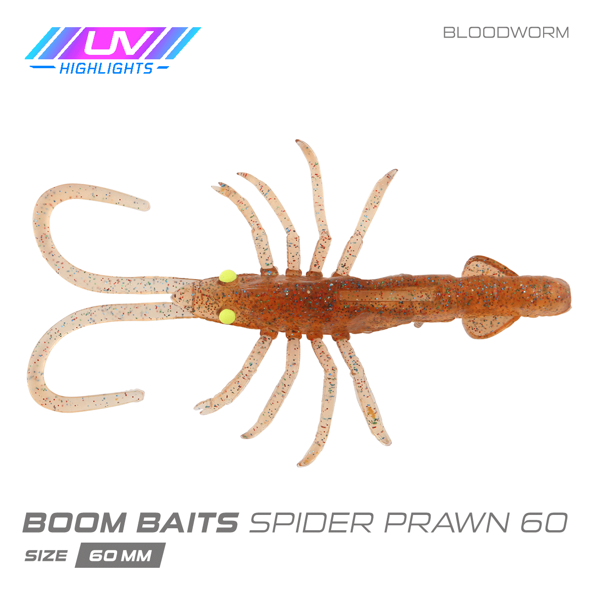 Boom Baits Spider Prawn 60mm