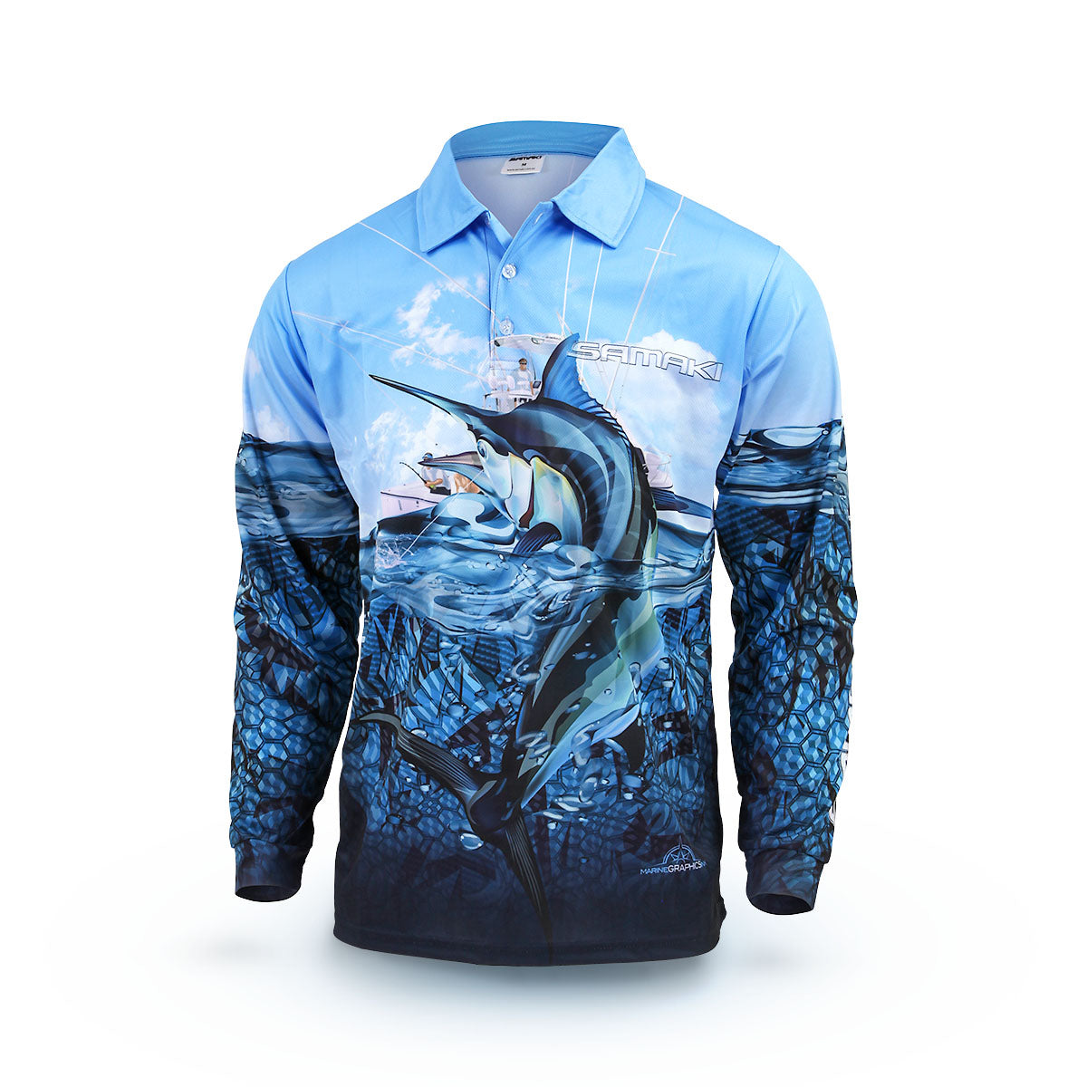 Black Marlin Fishing Jersey