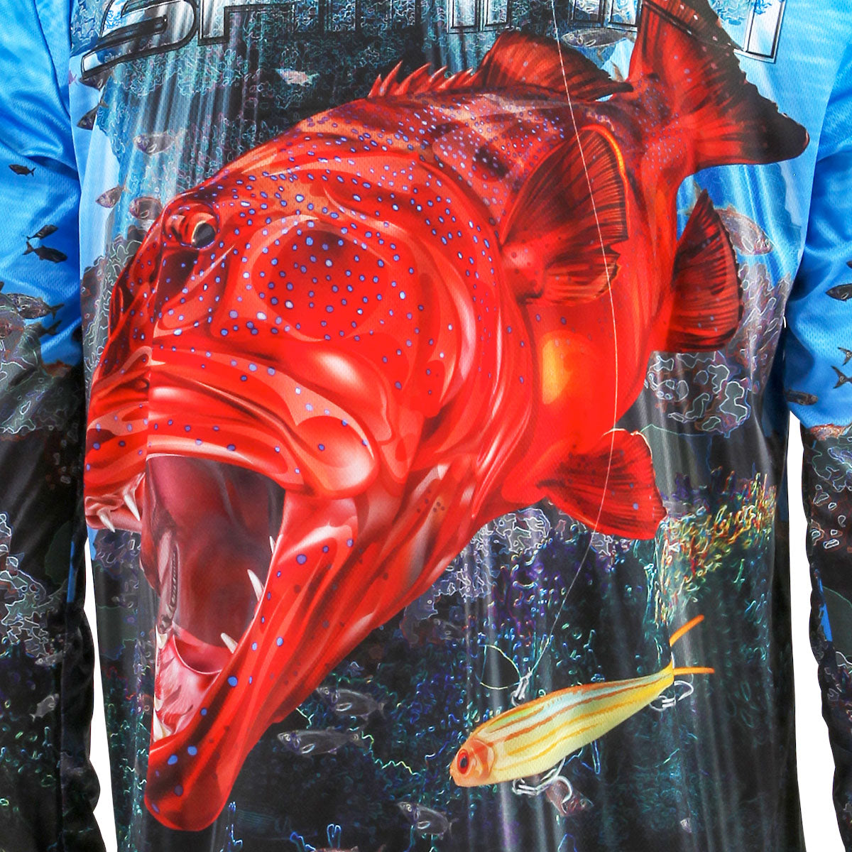 Coral Trout Fishing Jersey Youth