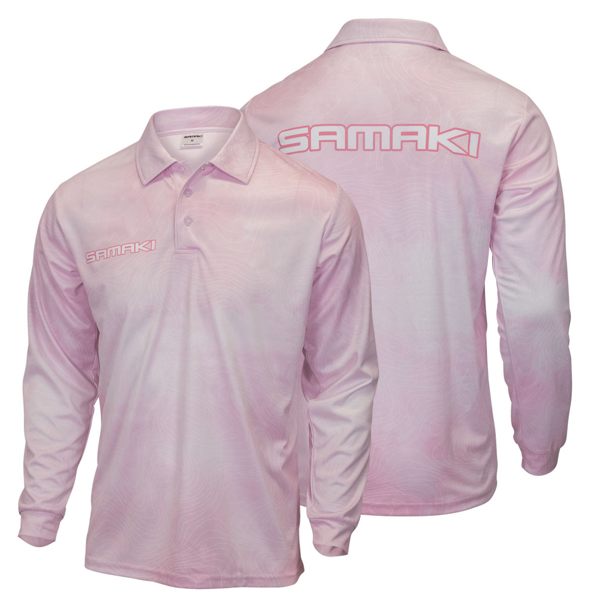 Contour Pink Fishing Jersey Youth