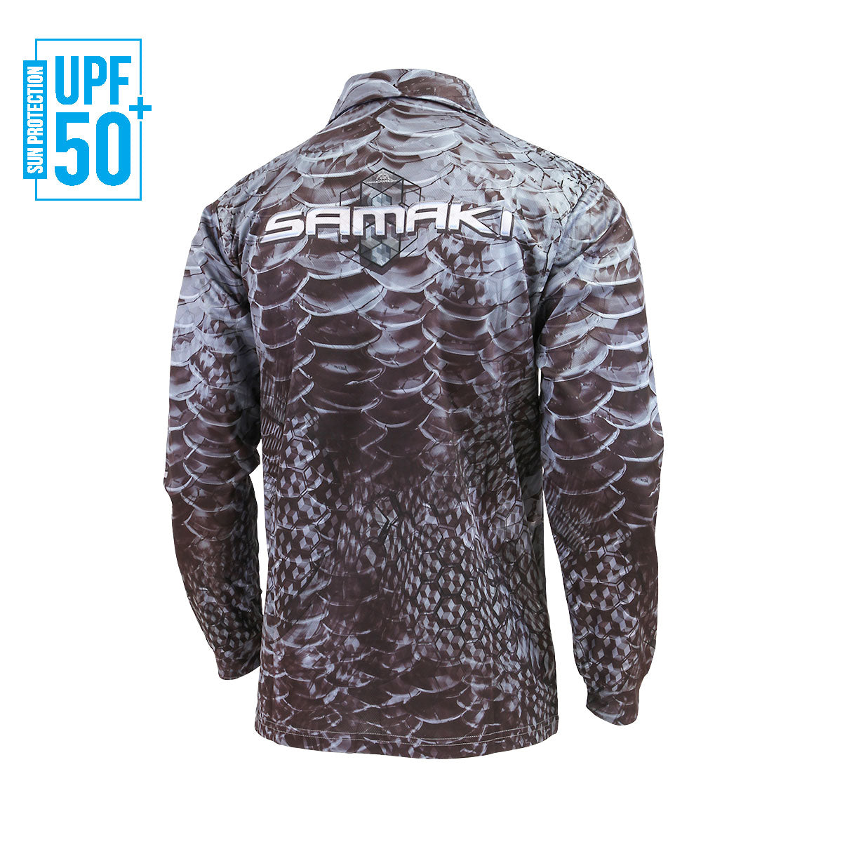 Scale Grey Fishing Jersey