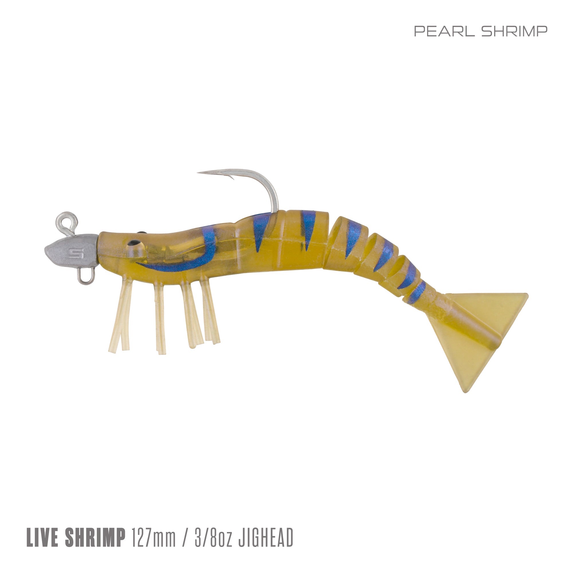 Live Shrimp 127mm 3/8oz Jighead