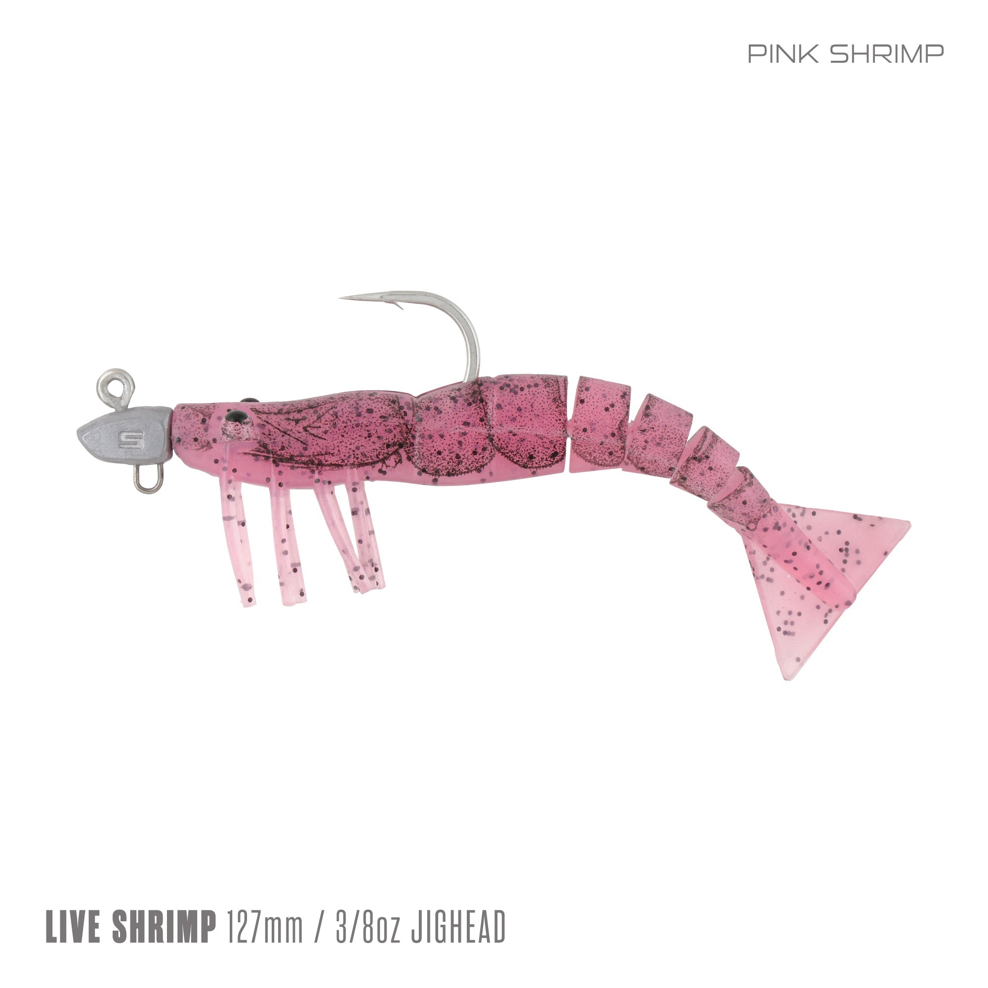 Live Shrimp 127mm 3/8oz Jighead