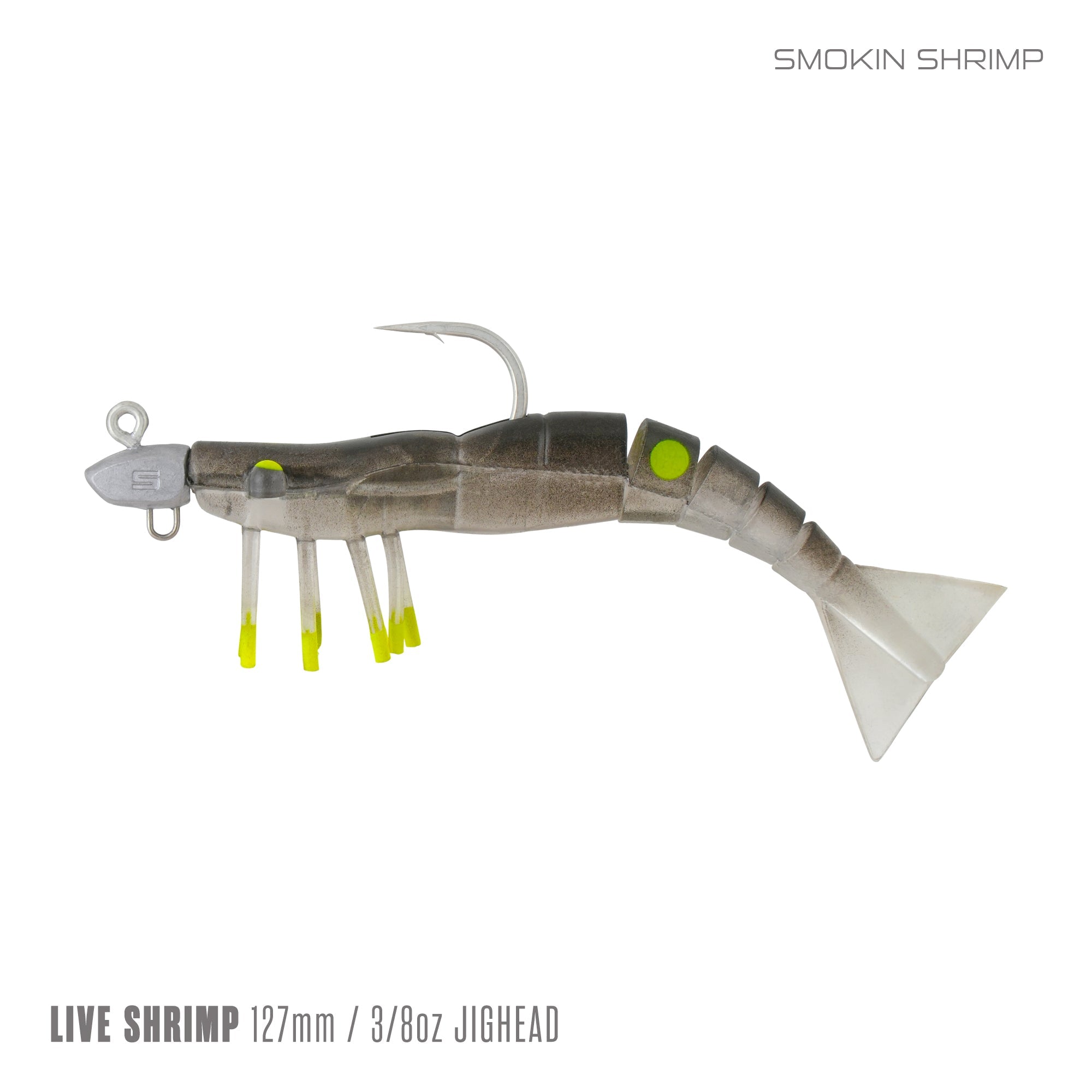 Live Shrimp 127mm 3/8oz Jighead