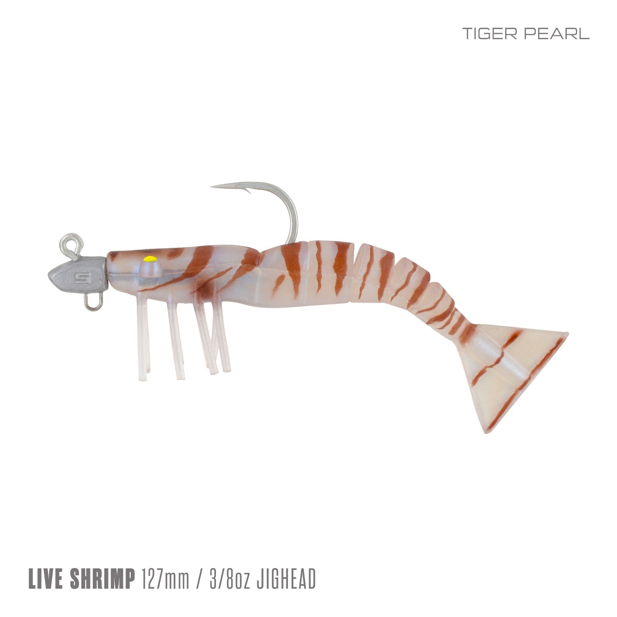 Live Shrimp 127mm 3/8oz Jighead