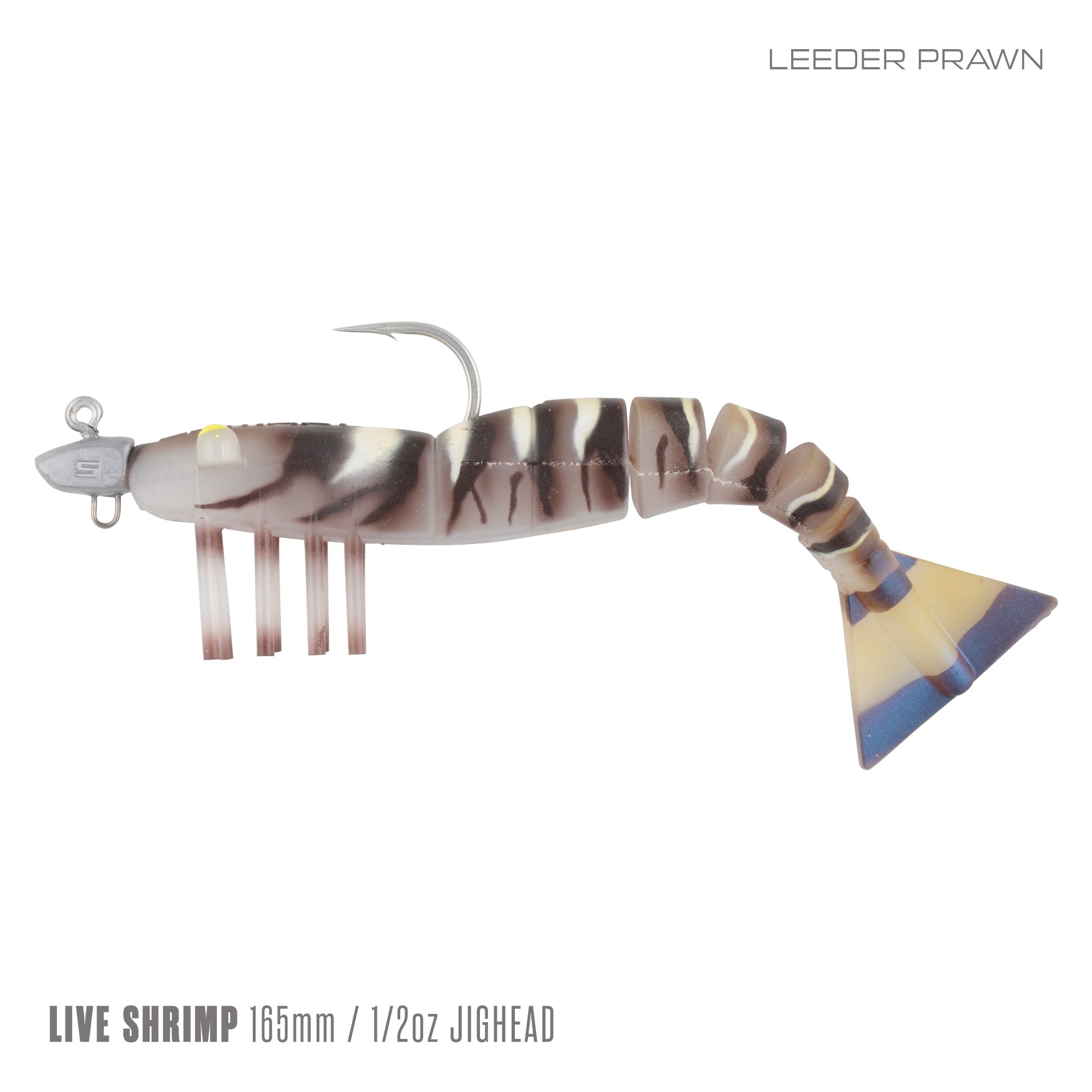 Live Shrimp 165mm 1/2oz Jighead