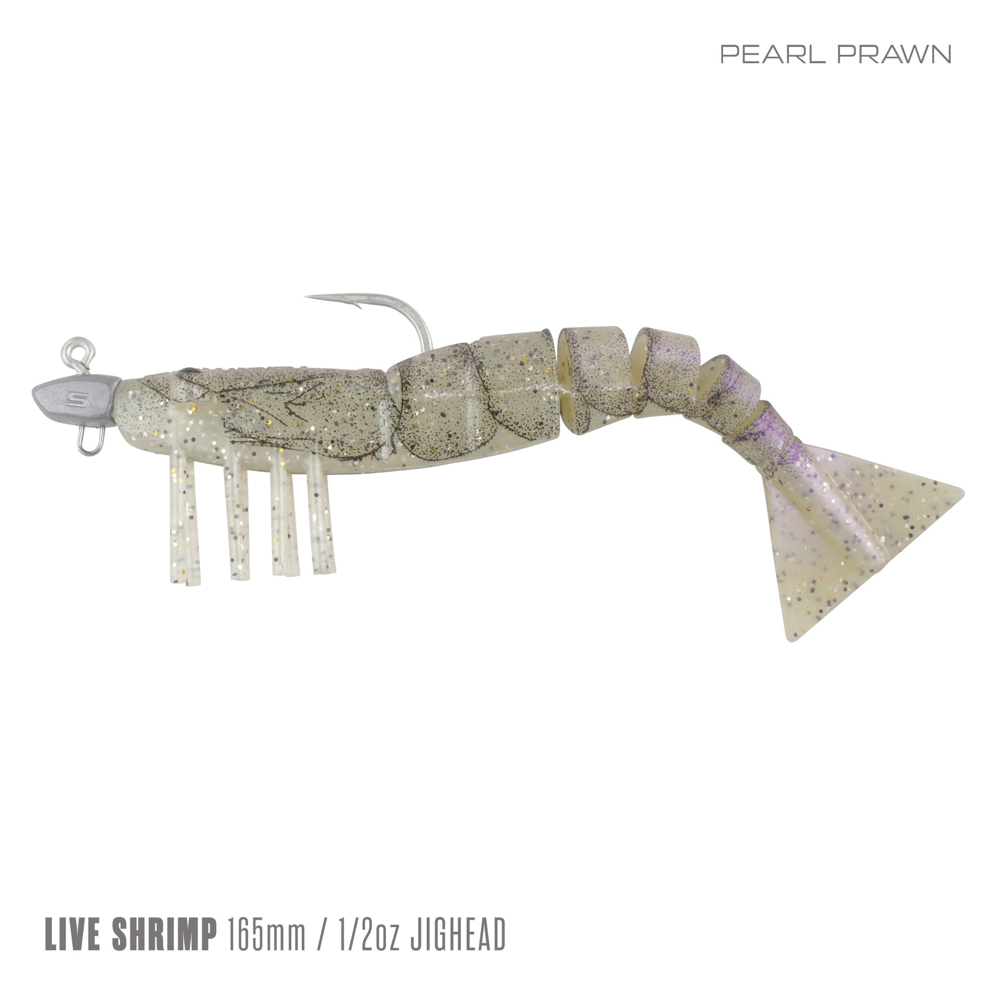 Live Shrimp 165mm 1/2oz Jighead