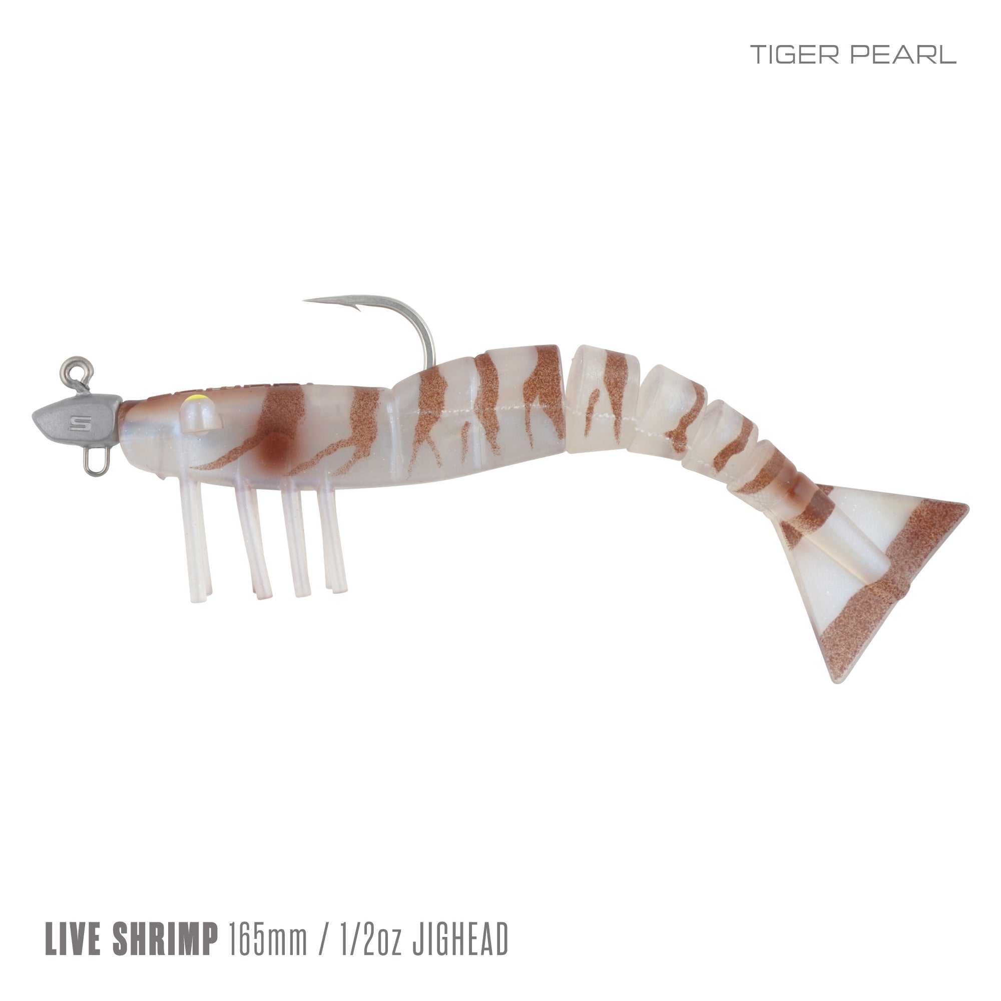 Live Shrimp 165mm 1/2oz Jighead