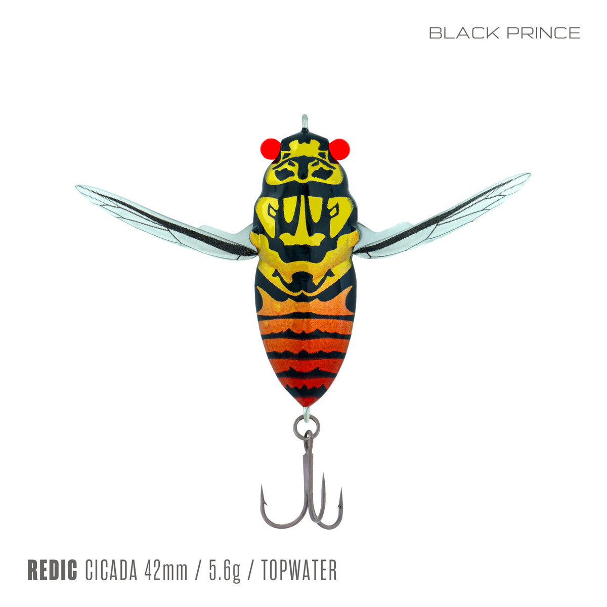 Samaki Redic Cicada 42mm, Black Prince