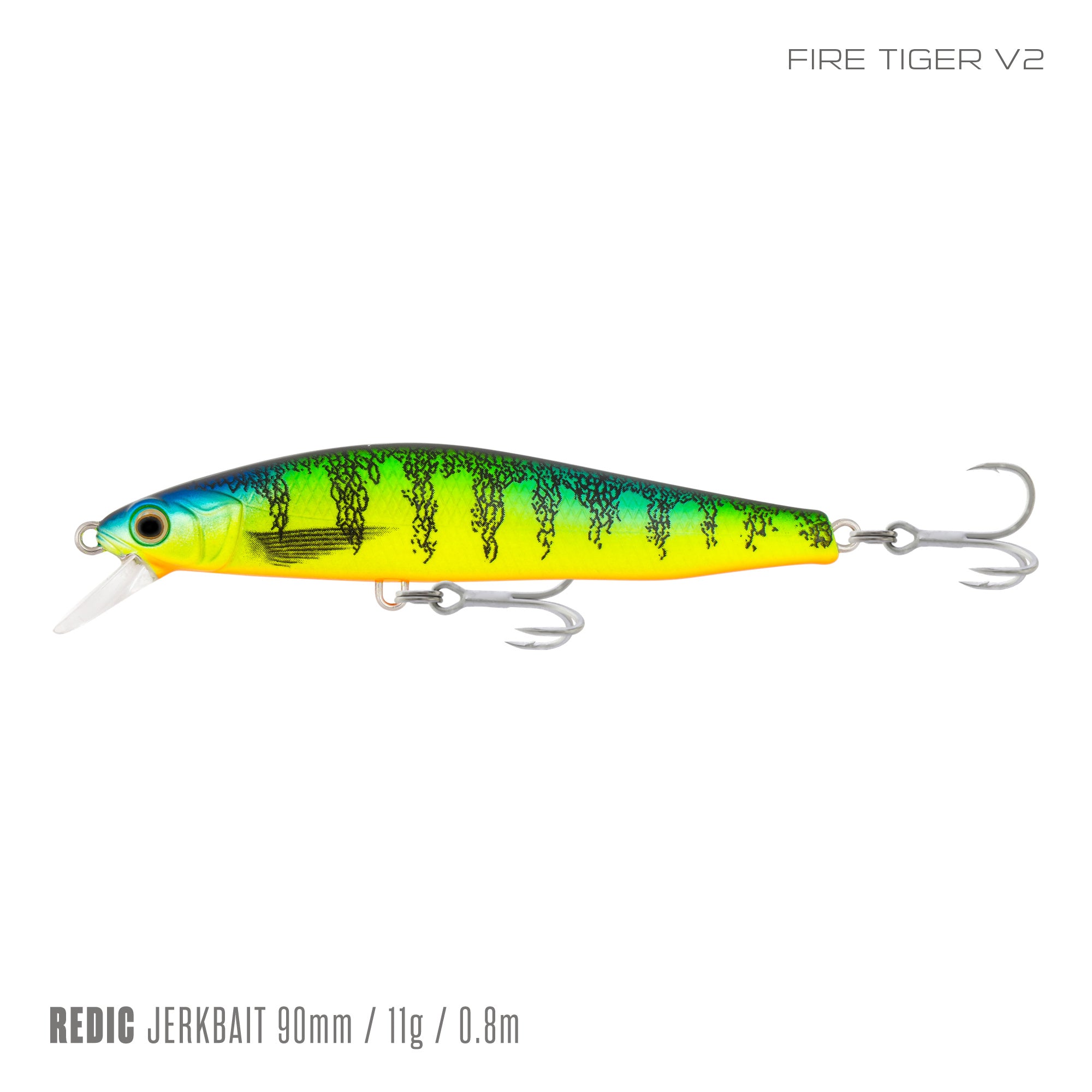 Samaki Redic Jerkbait SF90 Fire Tiger V2