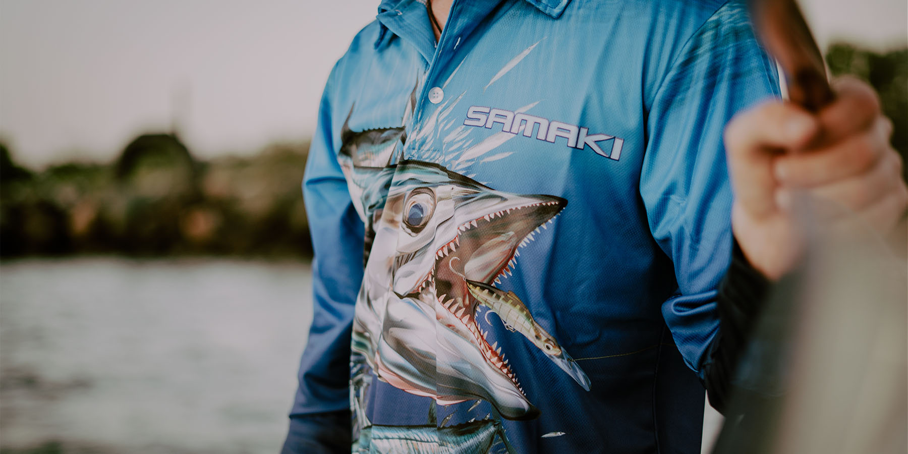 Black Marlin Fishing Jersey - Samaki Australia