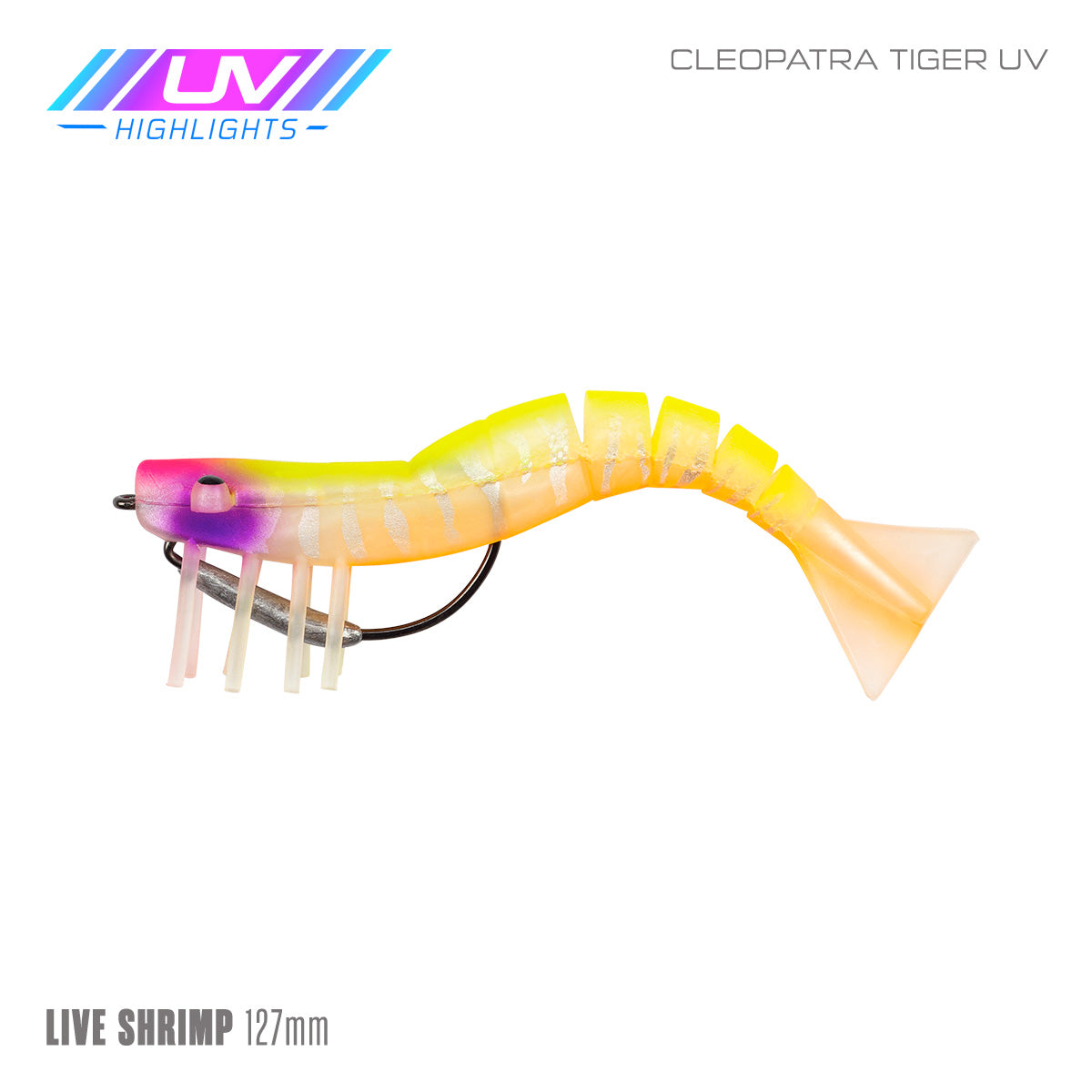 Live Shrimp 127mm Weedless