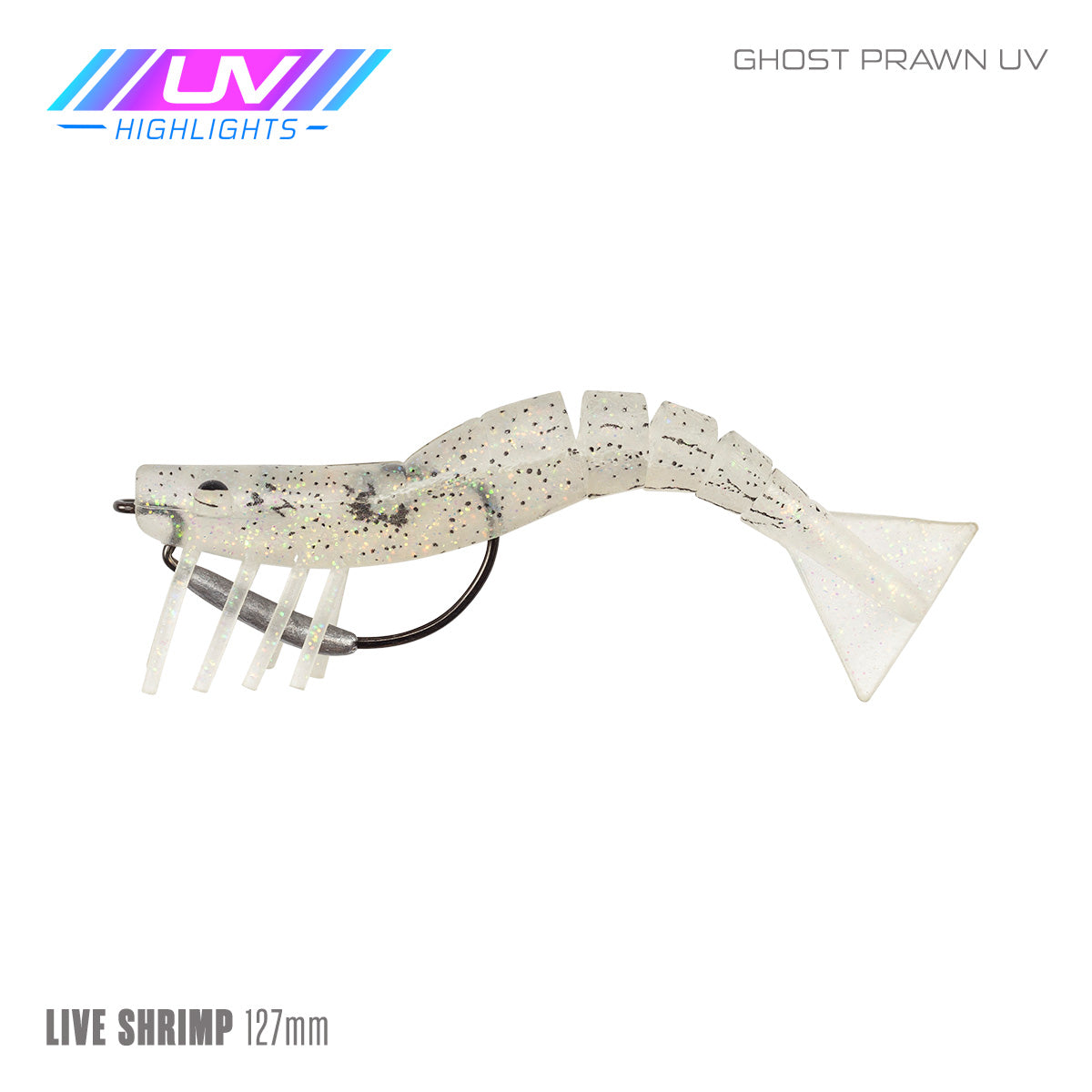 Live Shrimp 127mm Weedless