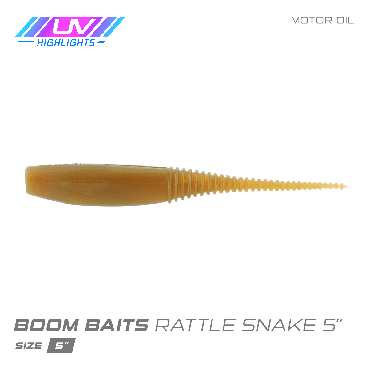 Boom Baits Rattle Snake 5"