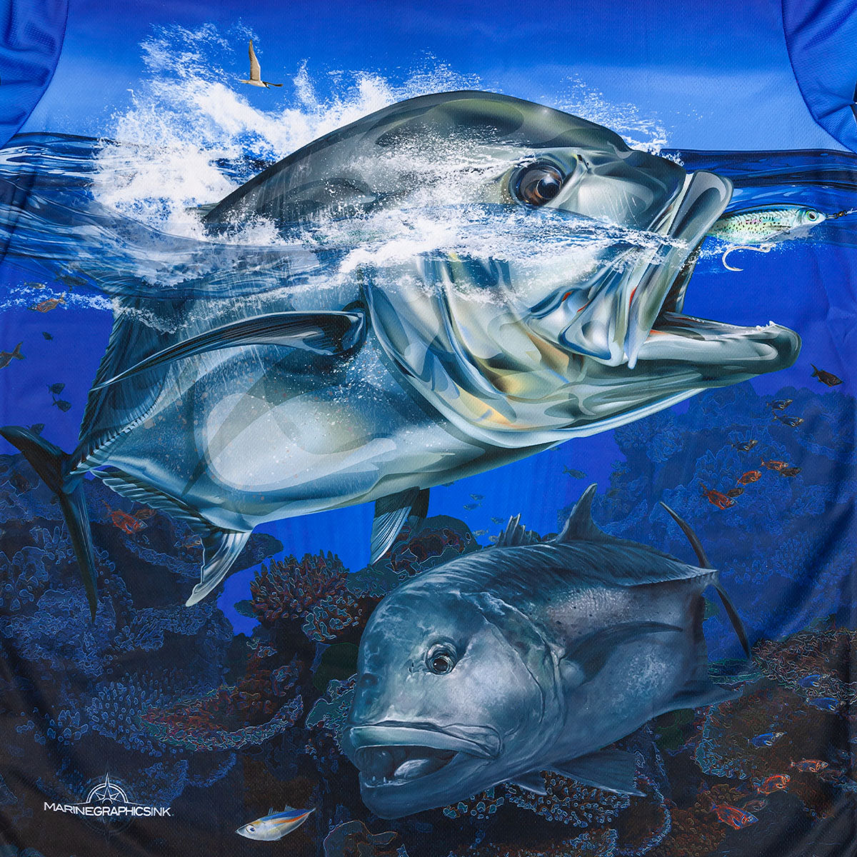 Giant Trevally Fishing Jersey Youth