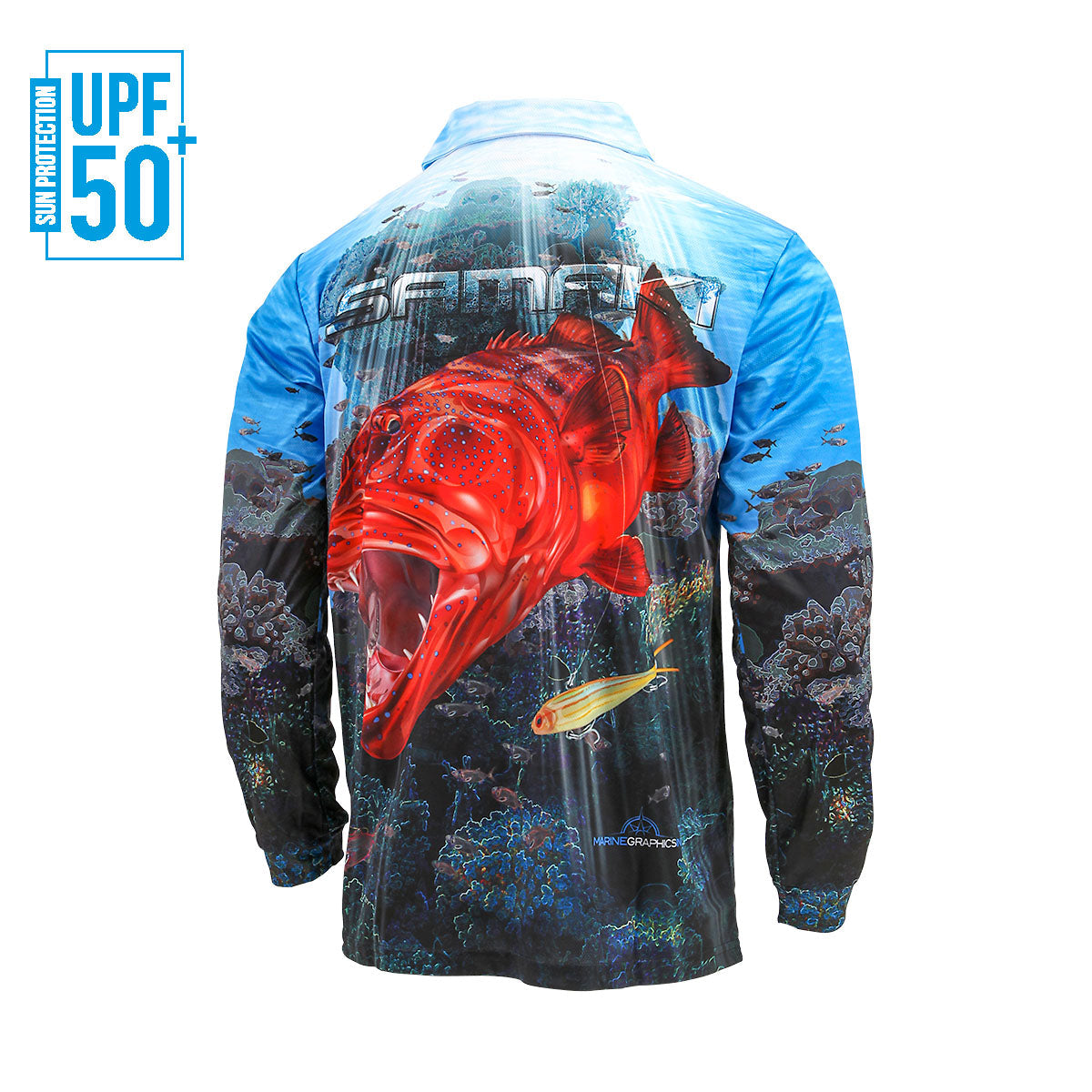 Coral Trout Fishing Jersey Youth