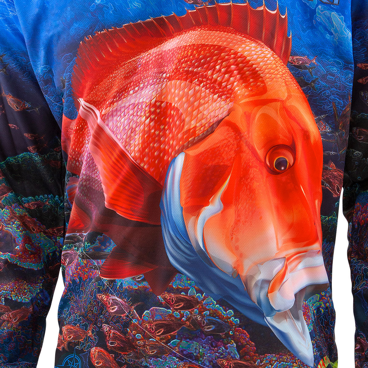 Red Emperor Fishing Jersey - Samaki Australia