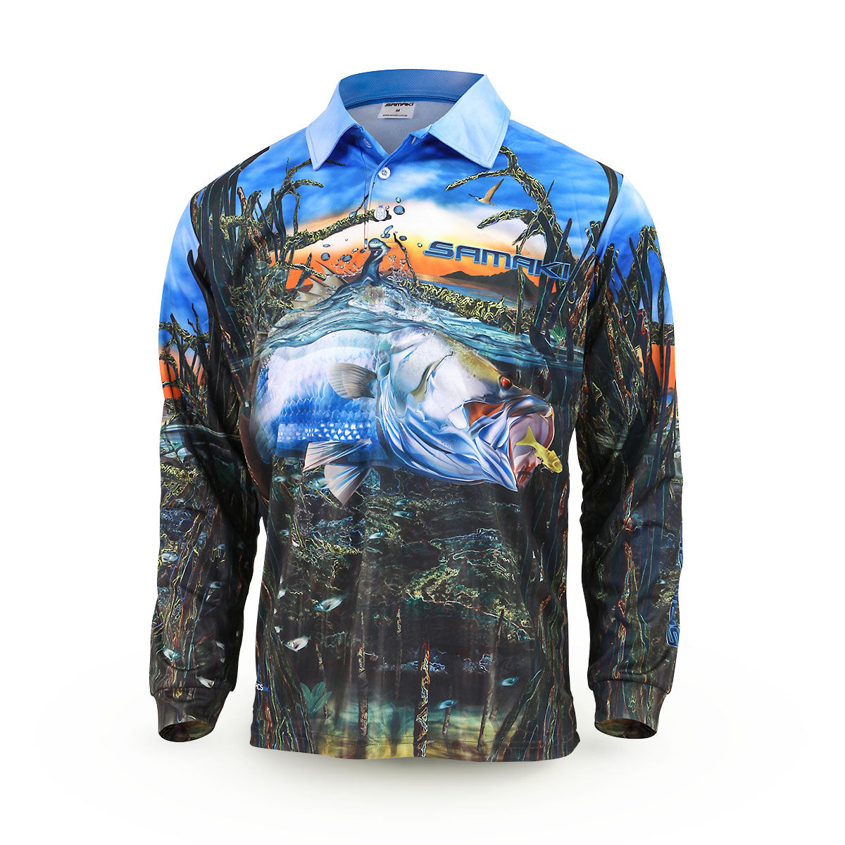 Saltwater Barra Fishing Jersey Youth